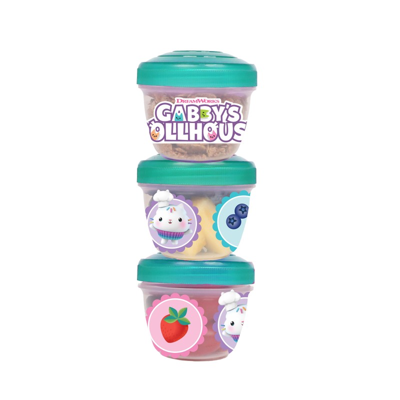 Gabby’s Dollhouse Snack Containers for Kids - BPA Free Plastic
