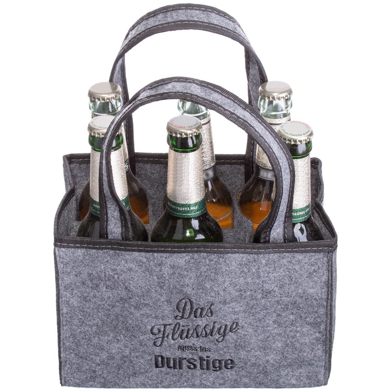 Brandsseller Men's Handbag Bottle Carrier Shopping Bag Storage Bag –