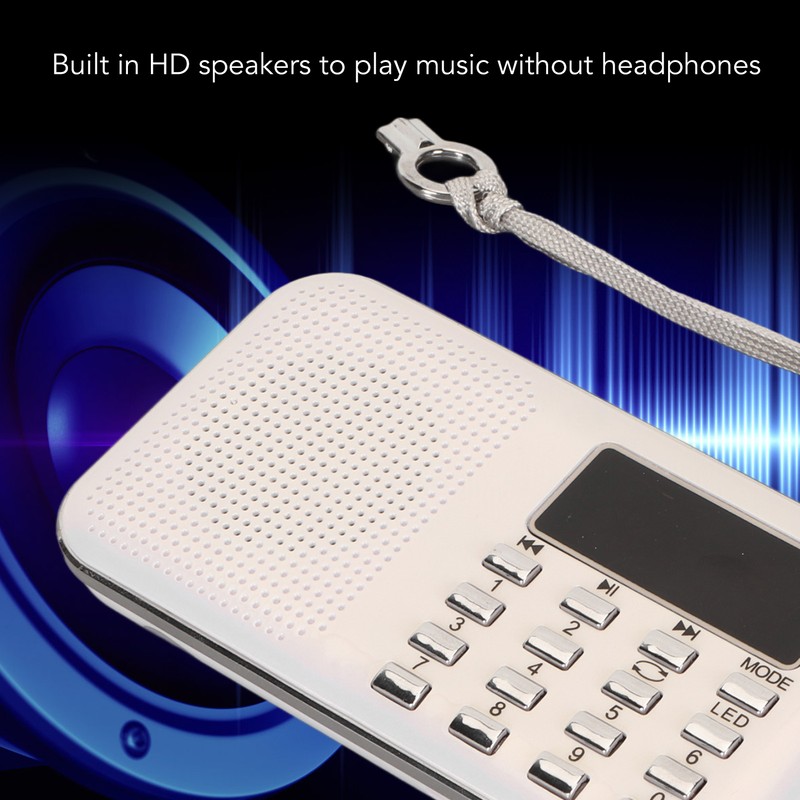 Mini Plug in Speaker Outdoor Portable HIFI Radio Speaker Small