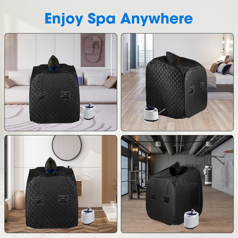 VARIPOWDER Portable Steam Sauna for Home Spa, Sauna Tent with
