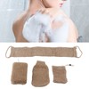 Exfoliating Jute Back Scrubber Concave Convex Surface Gift Package Jute