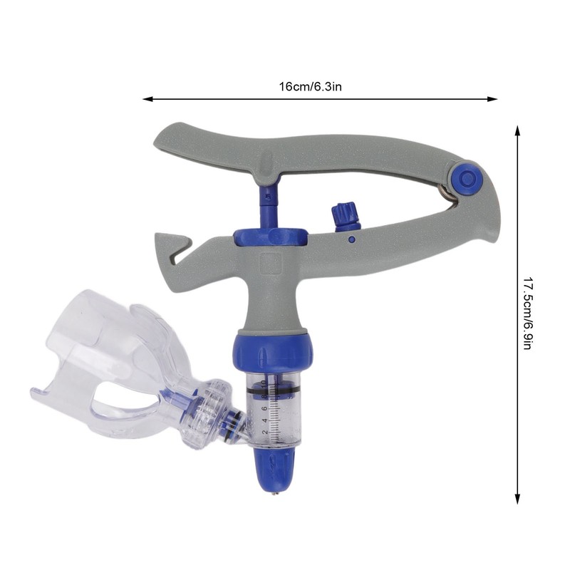 Livestock Continuous Syringe Adjustable Safe Stable Detachable Animal Continuous Injector
