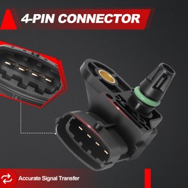 Manifold Absolute Pressure Map Sensor 0261230217 94705196 Compatible with Ford 2011-20 F150 V6 3.5L V8 5.0L F250 Super Duty 6.2L,0261230099 A1571530028 for Fiat 2017 500 Abarth/Turbo 1.4L,See Fitment