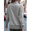 SHEWIN Womens Sweatshirt Casual Long Sleeve Lightweight Sweatshirts Loose Button
