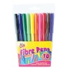 Artbox 10 fine tip fibre colouring pens - pack of