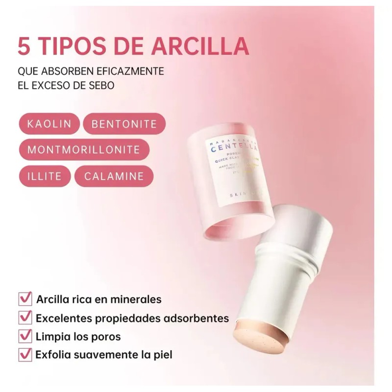 SKIN1004 Mascarilla de Arcilla en Barra de Centella Madagascar Control