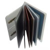 Marshal Heavy duty vinyl 6 pages wallet insert - KEY