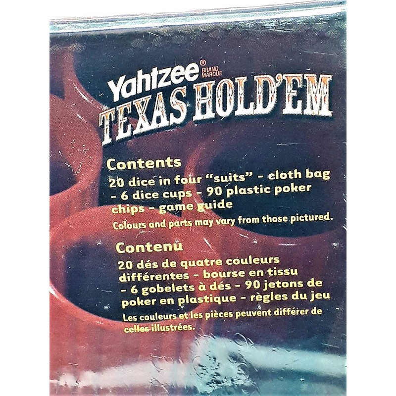 Hasbro Gaming Yahtzee Texas Hold' Em