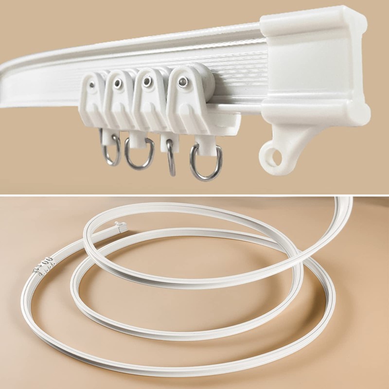 Flexible Ceiling Curtain Track | 26.3 ft (8 m) Curved