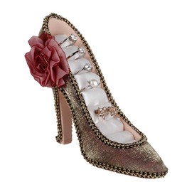 EIMSOAH Jewelry Holder Display Stand Stand Home Decoration Necklace Earring Bracelet Organizer Resin Crafts Rotating Necklace Holder Jewelry Organizer Display Stand With Hooks Black, High Heels