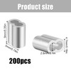 DBALL 200 Pieces Wire Rope Clips Made of Aluminium Alloy