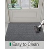 LUMI Indoor Ultra Thin Door Mat, Low Profile Inside Doormat,