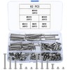 82 Pcs Chicago Screws, M5 Book Binding Screws, Chicago Binding