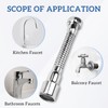 VZXZXE Tap Extension 14 cm, 360° Swivel Function, Explosion-proof and