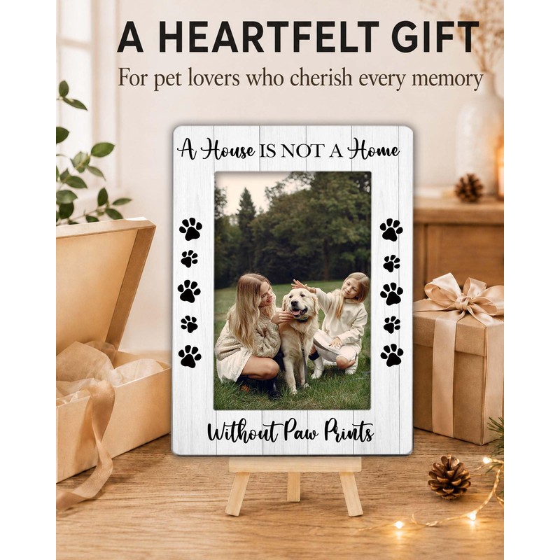 Dog Picture Frame 4×6，Dog Lovers Gift for Women