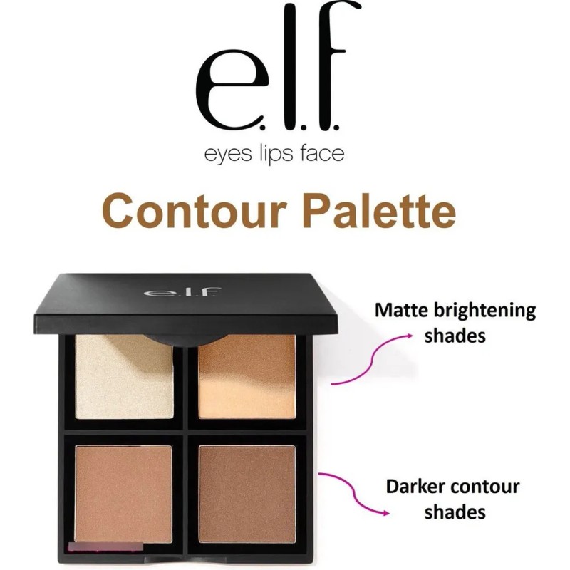 Base de maquillaje en polvo mate E.L.F. Cosmetics Contour larga