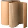 Tottist 17"x236" Single B Flute Corrugated Cardboard Roll, Brown