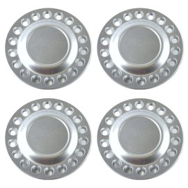 BB Auto Set of 4 New Silver Wheel Hub Center Caps Replacements for 1998-2005 Volkswagen Beetle VW 16" Aluminum 6 Spoke Wheels