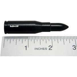 223 Cal Caliber BLACK BULLET 3" inch ANTENNA Heavy Gauge CNC Machined Billet Aluminum Short for Honda S2000