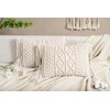 Homesunshine Macrame Lumbar Pillow Cover-Set of 2 Decorative Thorw Pillowcase