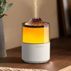 Aroma Humidifier Large Capacity Quiet Colorful Flame Lamp Desk Aromatherapy