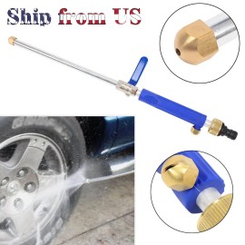 Super_Factoryparts High Pressure Power Washer Water Spray Gun Nozzle Wand Attachment Garden Hose