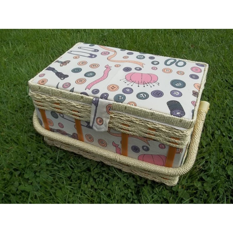 Nähkästchen, Korbhaus Gesthüsen Sewing Basket