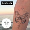 Boldink Semi-permanent tattoos, realistic fake tattoos, last 7-15 days, waterproof