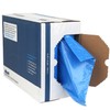 Blue Recyling Bags 38x55 55 Gallon 100/Case 1.2 Mil H-RBL55