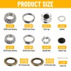 Racewill 4 Sets Trailer Hub Wheel Bearing Kit - Inner