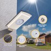 Malitupy Solar Street Lights Outdoor, Cool White/Warm White Solar Street