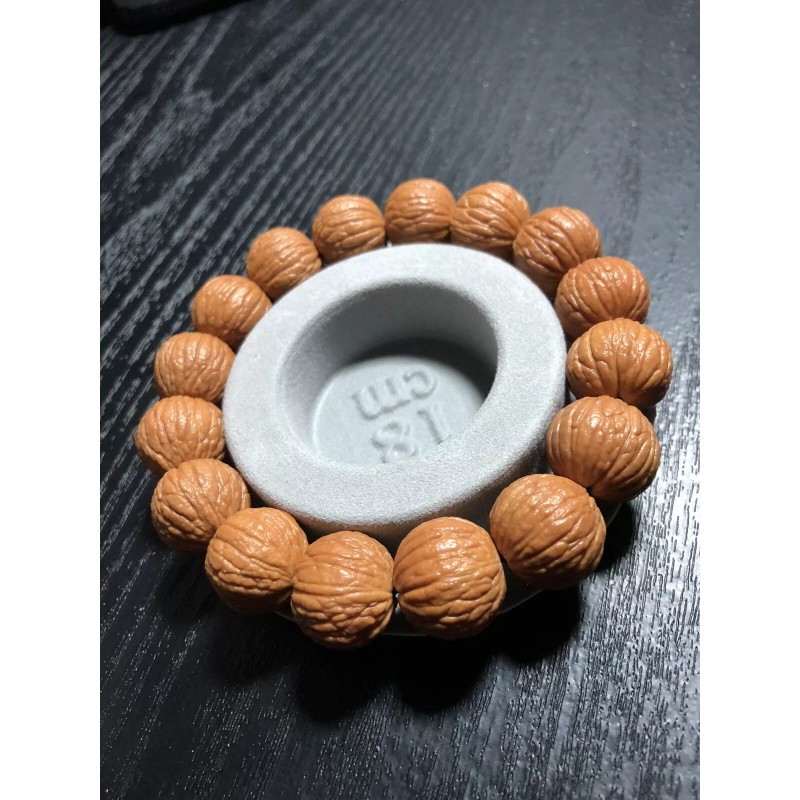 16×14mm Hedgehog Walnut Bracelet