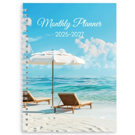 KONVINIT 2026-2027 Monthly Planner, 30 Months Calendar 2025 Planner - Runs From July 2025 Until December 2027-5.9'' x 8.4'' - Blue Monthly Planner 2025-2027 for Office Supplies