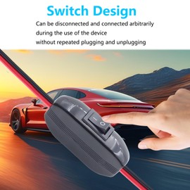 ‎LANMINGLEL SAE to Battery Alligator Clip with Switch,14AWG 12V-24V Battery Crocodile Clip to SAE Connector Extension Cable with Polarity Reverse Adapter for Motorcycles,Car,Solar Power Charging (2M)A