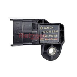 Metzger 0906159 Boost Pressure Sensor for Alfa Romeo, Romeo GT Coupe, Opel Corsa, Fiat Freemont Estate, Qubo MPV, Punto Grande, 500 C