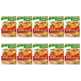 Japanese Instant Onion Consommé Soup – 10 Pack (3 Sachets Each) – Savory Clear Soup with Rich Onion Flavor – Easy & Quick – Made in Japan