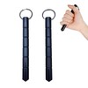 2 Pcs Self Defense Keychain Set, Portable Metal 2-pack of