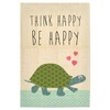 artboxONE Poster 30 x 20 cm Typography Think Happy -