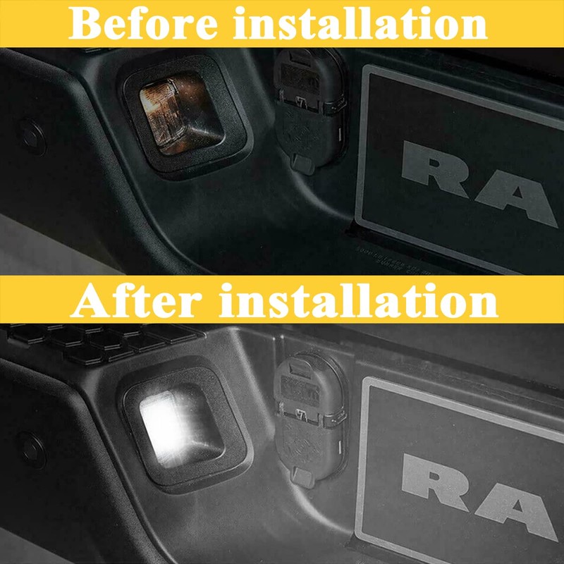 NFSpeeding License Plate Lights Fits for 2003-2018 RAM 1500 2500