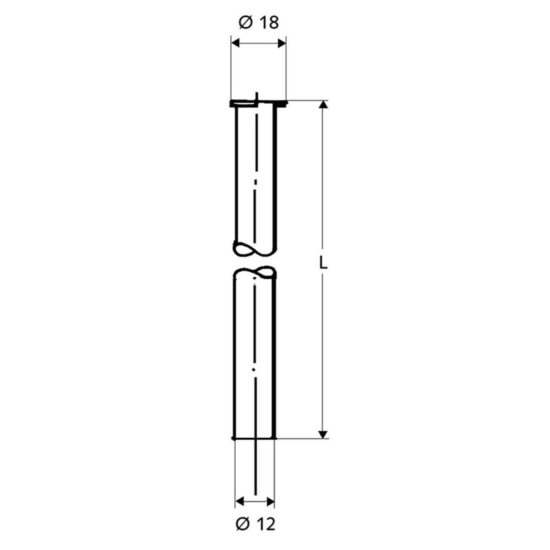 'Schell Copper Tube 12 mm for 1/2, BÃ ¶ Rdel
