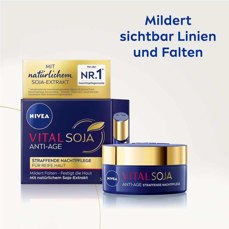 NIVEA Vital Anti-Age Firming Night Cream for Mature Skin 50
