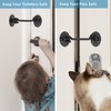 2 Pack Barn Door Latch Lock 3" Black Hook and