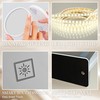ROLOVE 16x12 Inch Vanity Mirror with Lights, Lighted Makeup Mirror
