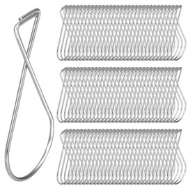 JOIKIT 200 Pack Ceiling Hook Clip, T-bar Ceiling Tile Clips, Drop Ceiling Hanger Hooks, Suspended Ceiling Tile for Office, Classroom, Home and Wedding Decoration