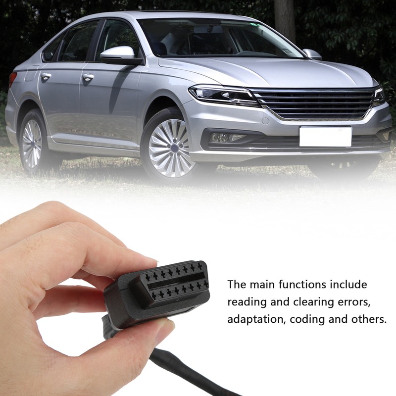 OBD2 Diagnostic Adapter 12V‑24V ABS Heat Resistant Wearproof Universal for