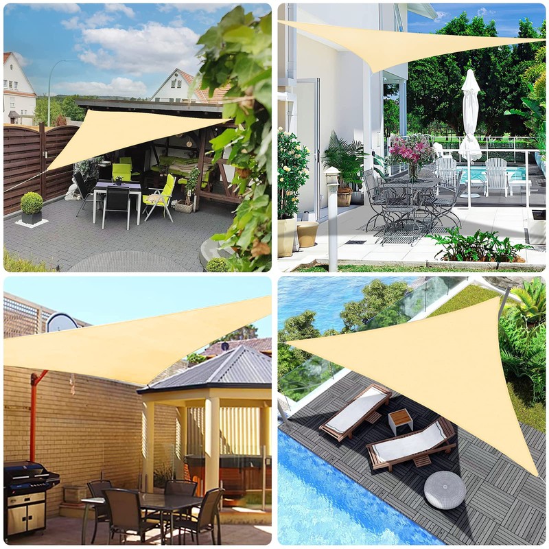 Triangular Waterproof Awning 3 x 3 x 3 m Weather