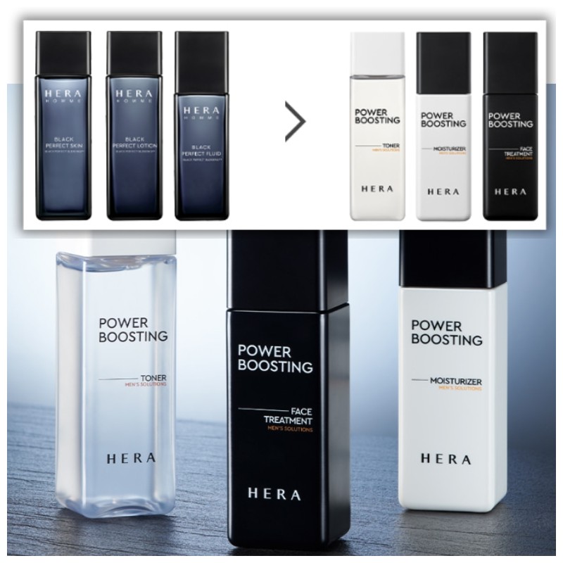 HERA Power Boosting Toner 150ml & Moisturizer 110ml with Gift