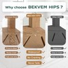 BEKVEM Waterproof Corner Shower Stool for Inside Shower, Poly Lumber