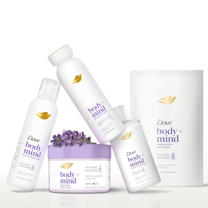 Dove Body + Mind French Lavender Bath Salts 400 g