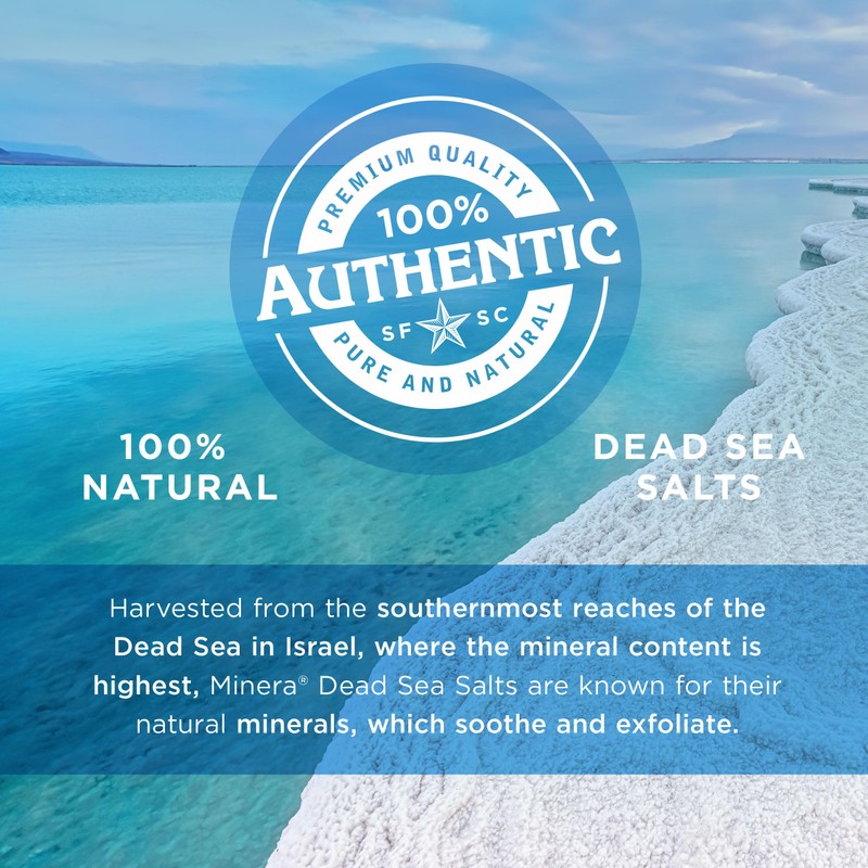 Minera Fine Grain Dead Sea Salt for Bath & Soaking
